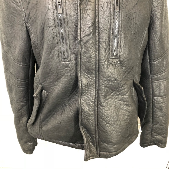 Rogue State Bomber Motorcycle Jacket Coat Sz M - Picture 3 of 7